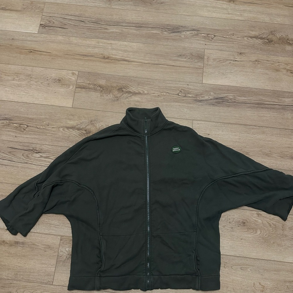 Daily Drills Dark Green Zip-Up